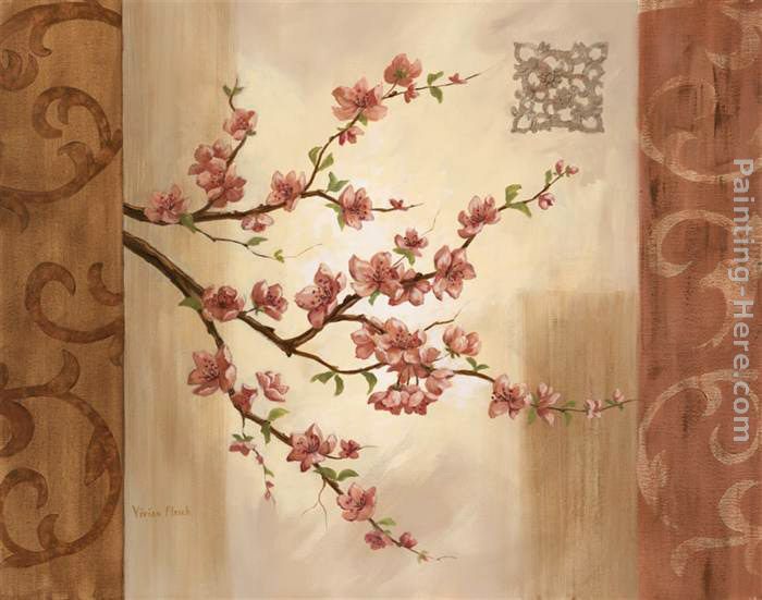 Blossom Branch I painting - Vivian Flasch Blossom Branch I art painting